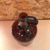 Old Lady Jeanne CLOROX Bottle Vintage Brown Glass #A941