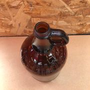 Ancienne Bouteille Dame Jeanne CLOROX Verre Marron Vintage #A941