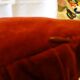 Coussin velours nid d'abeille 36x40cm