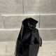 Black Origami Penguin Statue - Artypopart