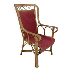 Fauteuil en rotin années