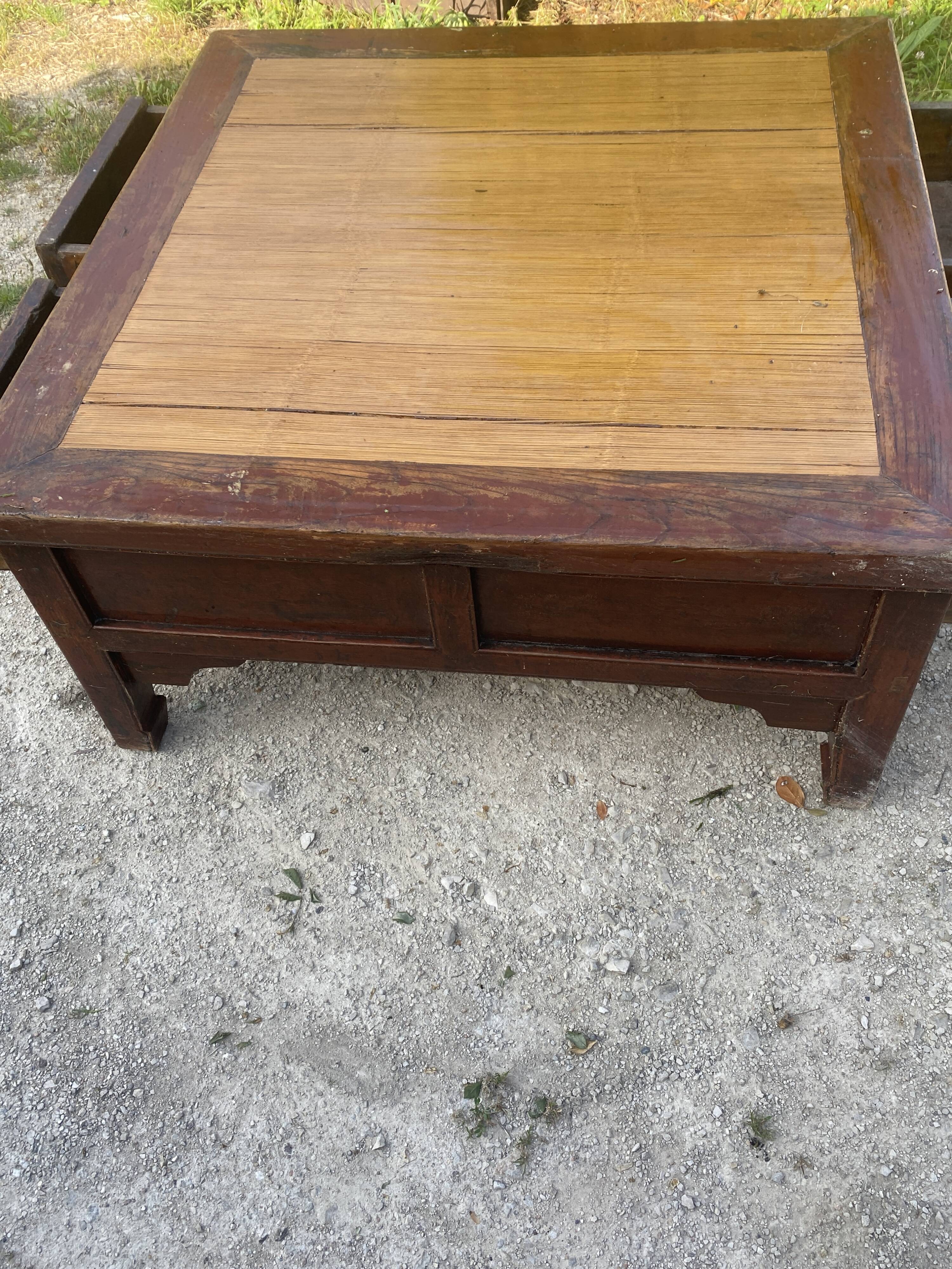 large square coffee table