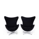 2 egg chairs lounge chair