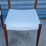 Set of 4 Scandinavian teak chairs