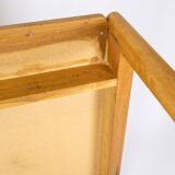 Table à manger en chêne et liège de design danois des années 1970