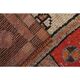 1970s Vintage Turkish Handmade Wool & Cotton Orange Runner Rug 82x340