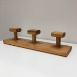 Modernist pine coat rack