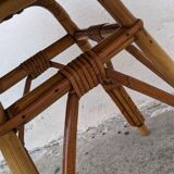 Small rattan coffee table