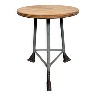 Grey Industrial Workshop Stool, 1960s