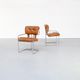 70s Guido Faleschini Tucroma Dining Chairs for i4 Mariani set/2