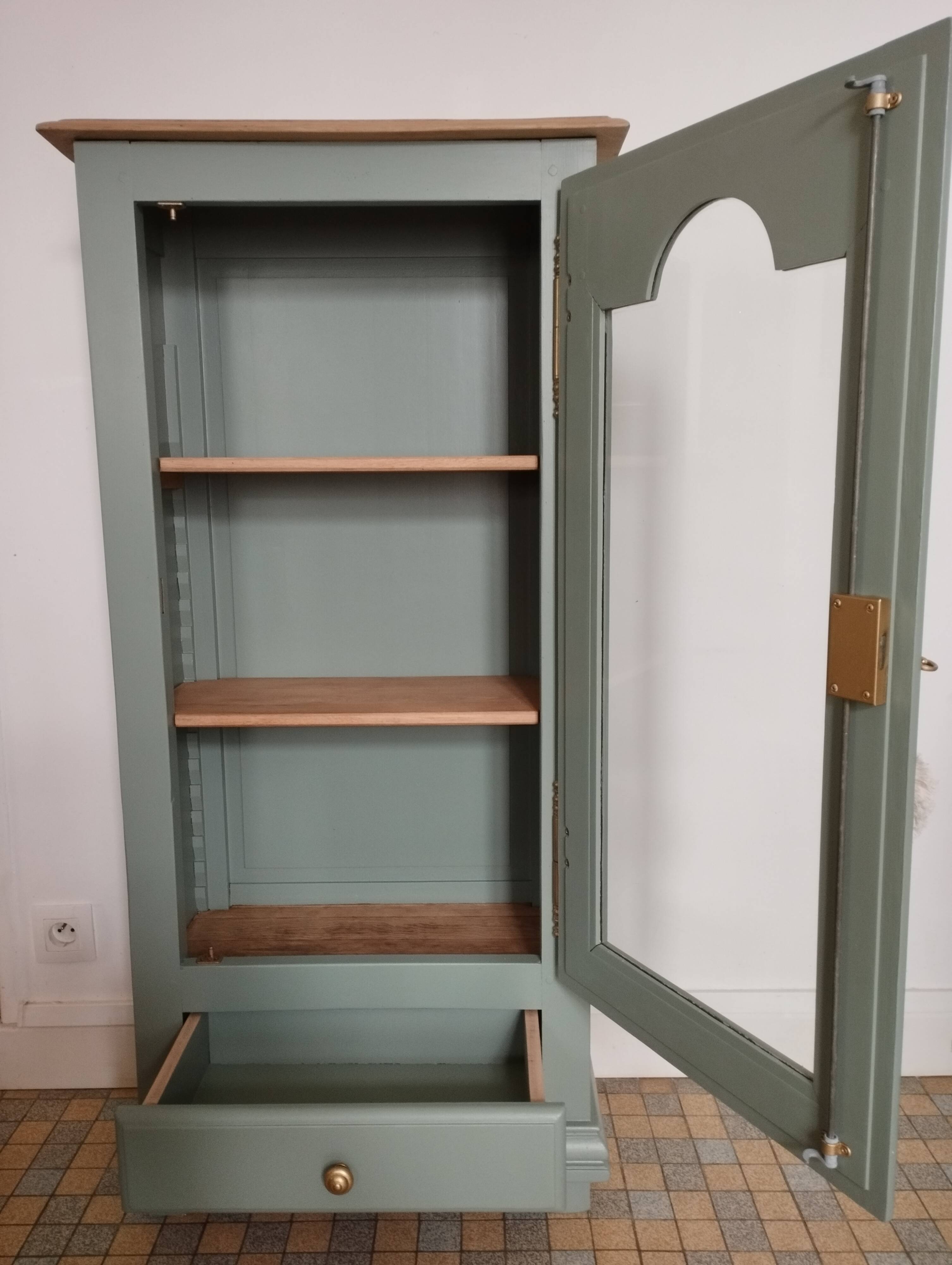Vintage display cabinet