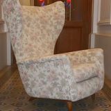 Chair has ears Shepherdess 50 60 years flesh Wing