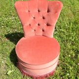 Pink low chair
