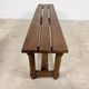 Pair of Antique Oak Benches with Turned Legs