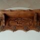 1930s oak wall coat rack