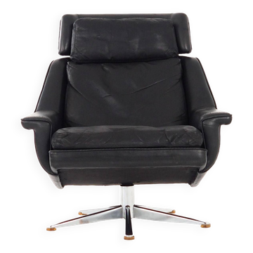 Fauteuil de bureau, design danois, années 1970, designer : Werner Langenfeld, fabrication : Esa