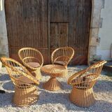Rattan lounge