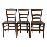 Chaises en bois