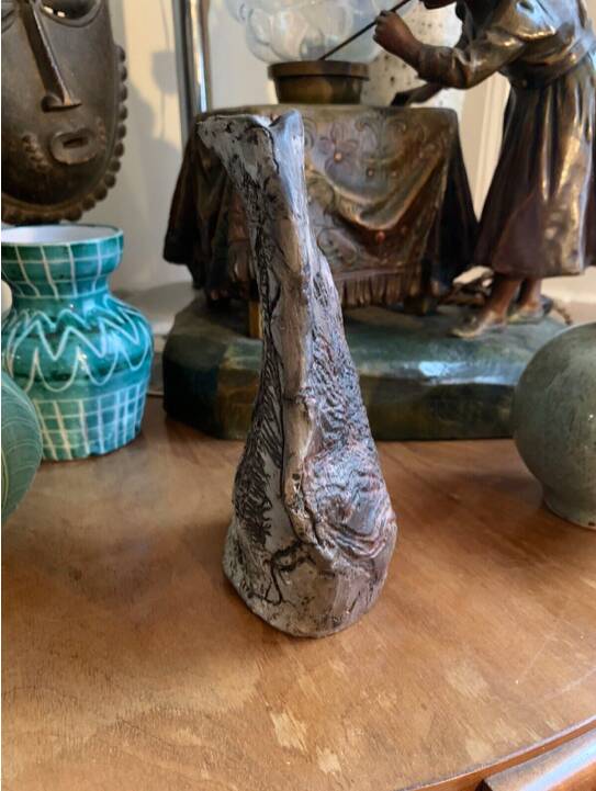 Ceramic soliflore - Brutalist - shaped piece