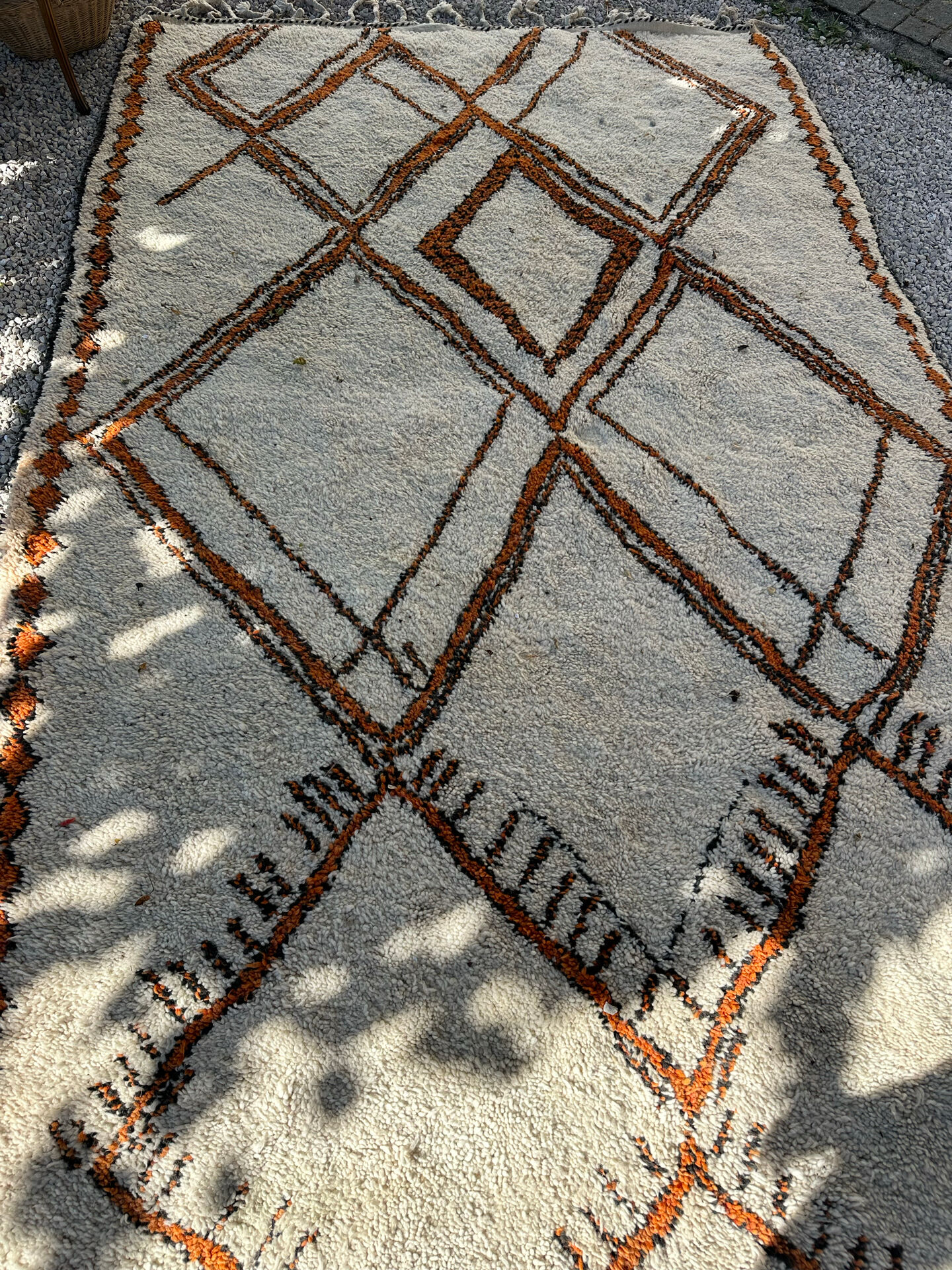 Authentique Tapis berbère Béni Ouarain