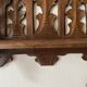 antique wall shelf gothic style openwork wood