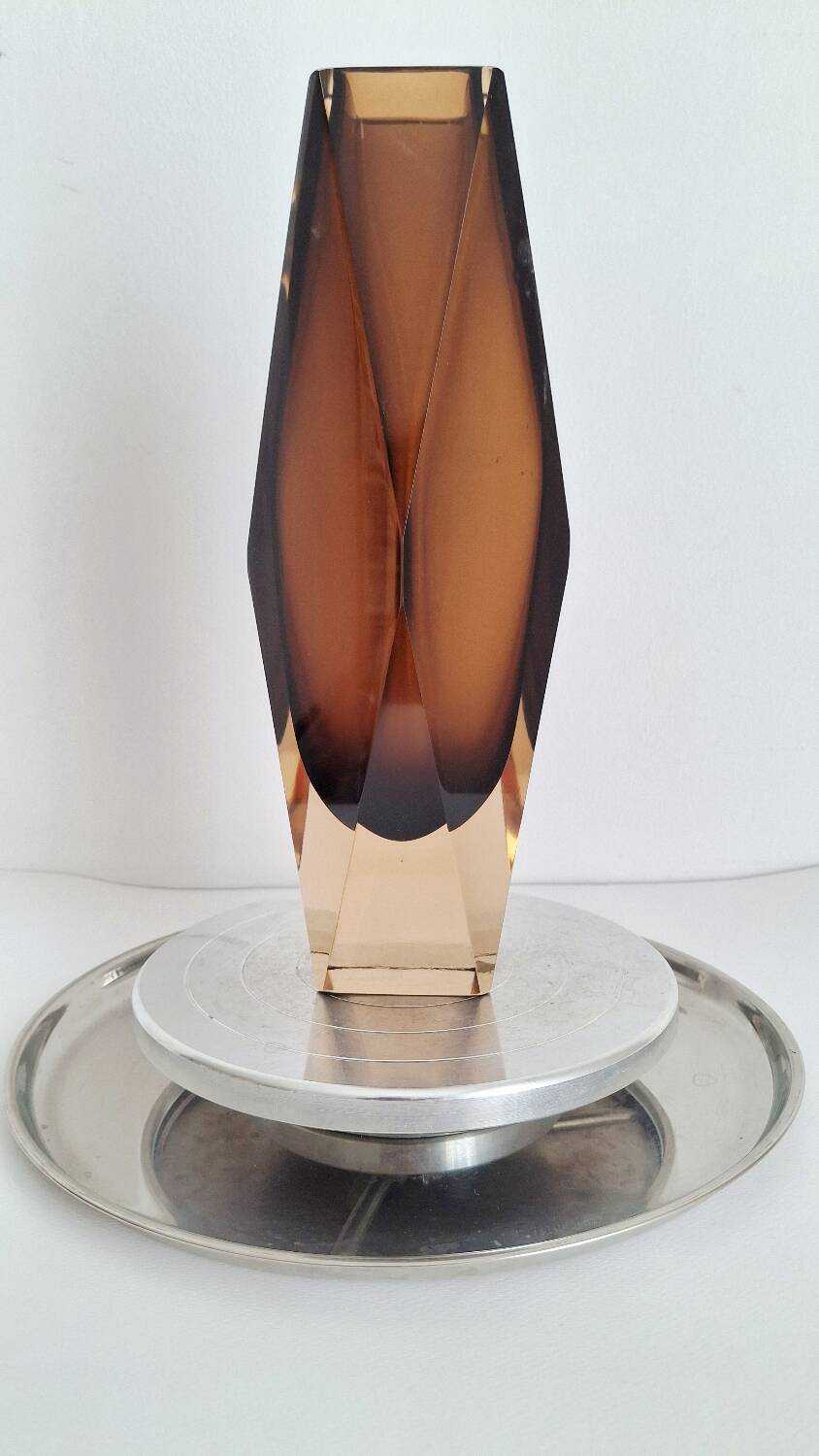 Sommerso Vase 1960s, atttibuted to Flavio Poli