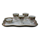 Egg service in Limoges porcelain