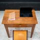 Small walnut table from the 19th century.