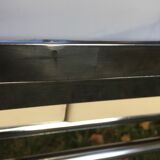 White vintage formica table 60s