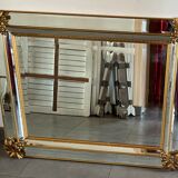 Beveled mirror with parcloses 97x77cm