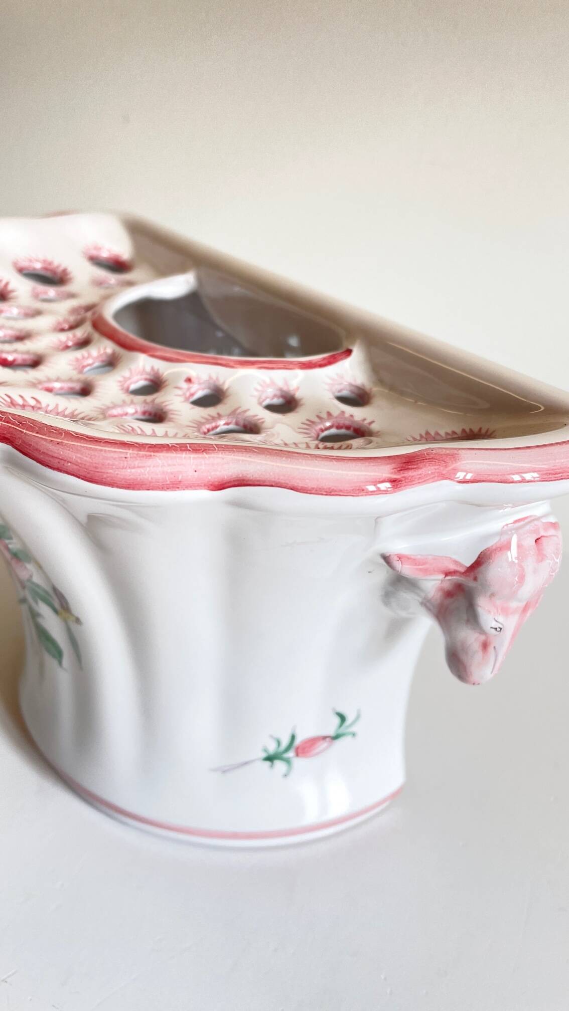 Wall-mounted flower stand, Segries Workshops, Moustiers, France