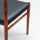 Arne Vodder model 418 dining chairs in rosewood Sibast Mobler Denmark 1960