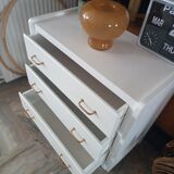 Commode vintage pieds compas