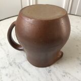 Pot à lait en grès fabrication artisanale signé années 70