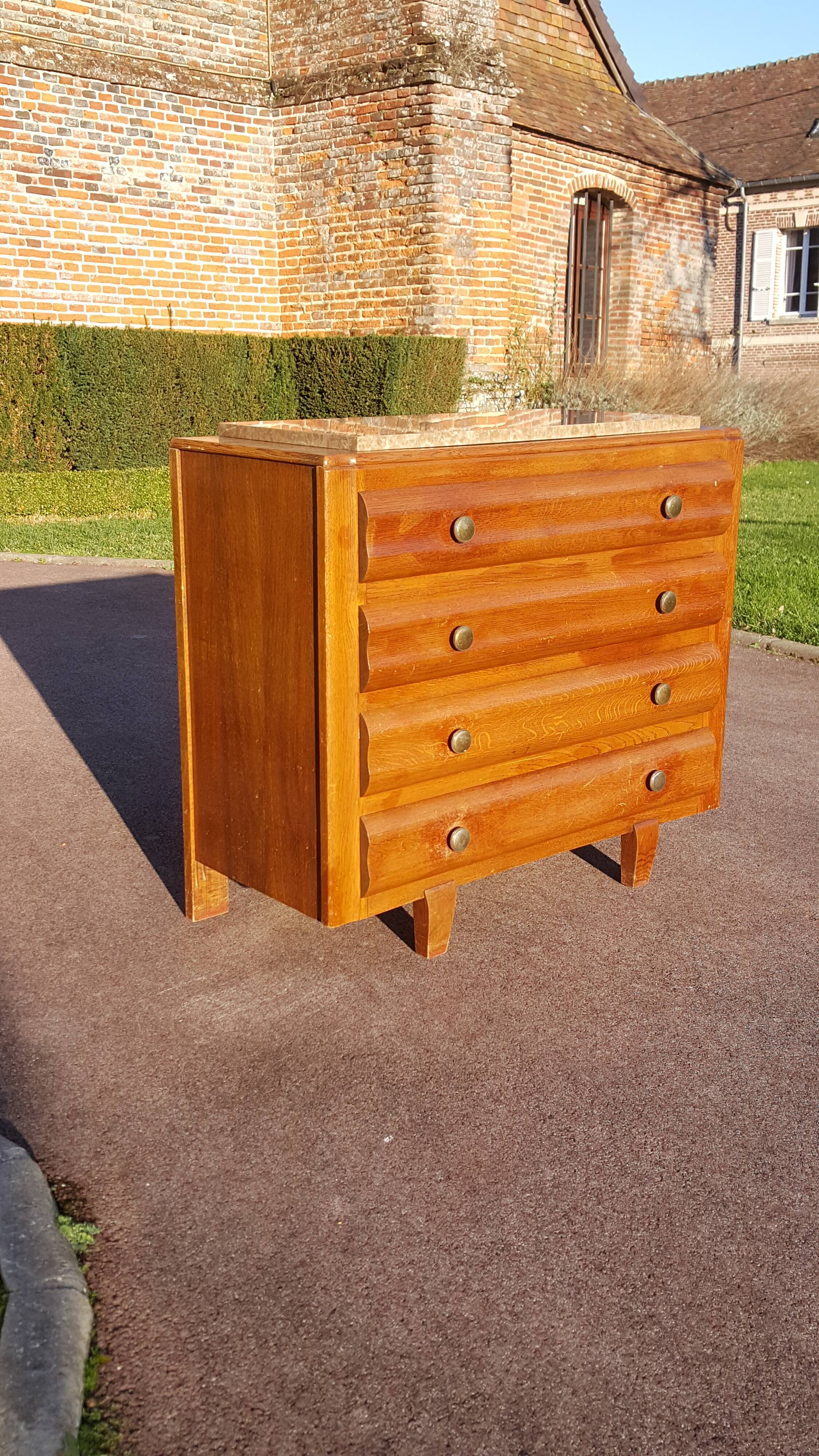 Vintage light wood dresser 1950
