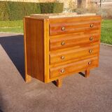 Vintage light wood dresser 1950