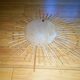 Miroir en rotin ortf vintage 67x51cm