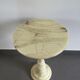 Alabaster pedestal table
