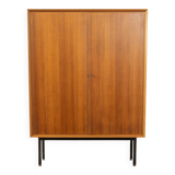 Walnut veneer wardrobe, 1960s