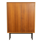 Armoire en placage de noyer, années 1960