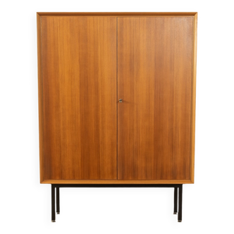 Walnut veneer wardrobe, 1960s
