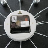 Wall clock spider chrome design karlsson vintage 1970-80