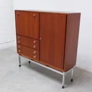 Belgian modernist bar cabinet by Werner Wölfers for V-Form, 1965