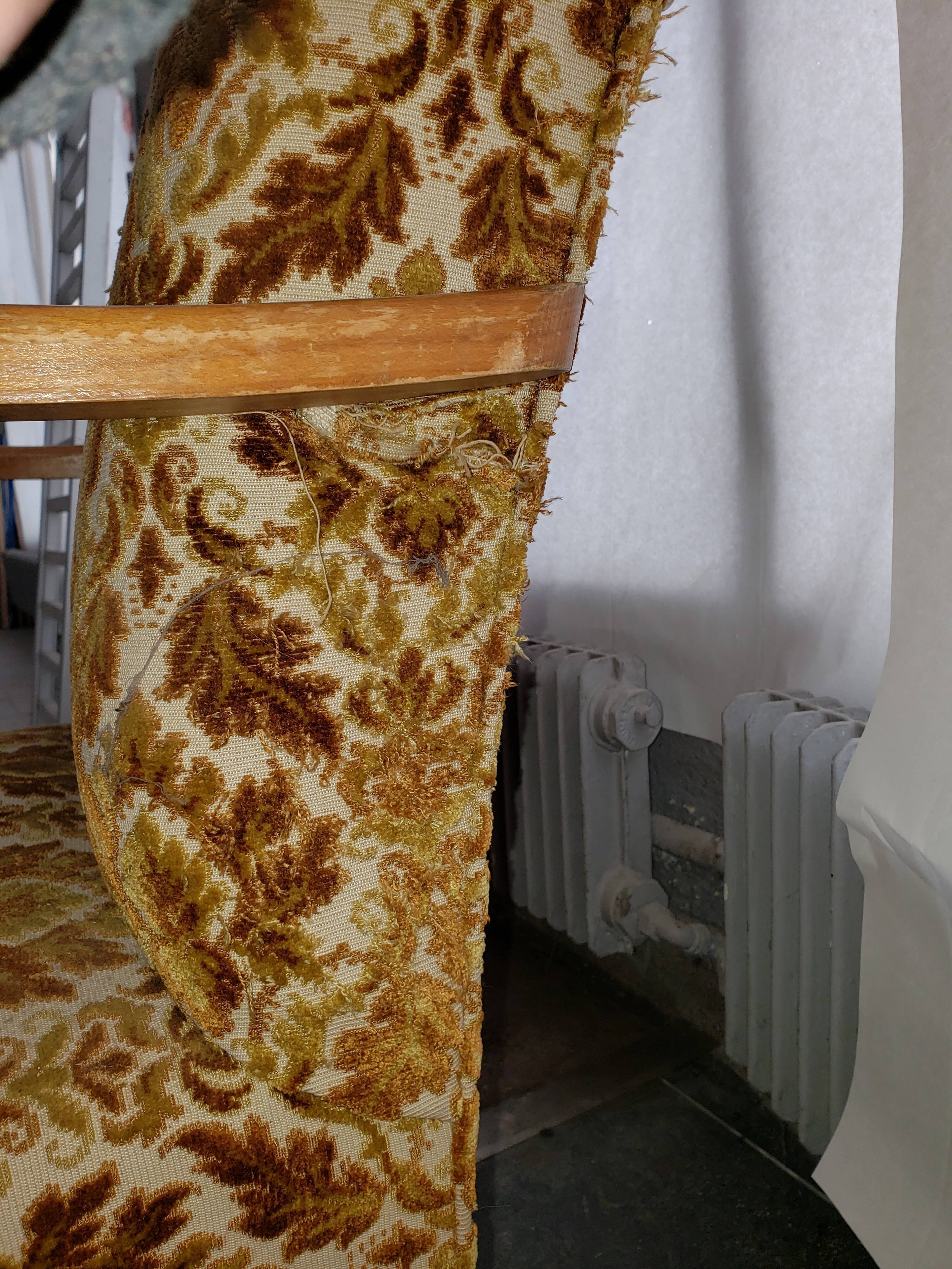 Pair of armchair art deco vintage 50 years