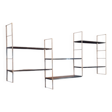 Modular wall shelf self, for mofp, 1960.