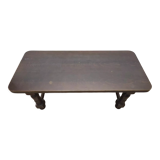 Coffee table in solid walnut wood