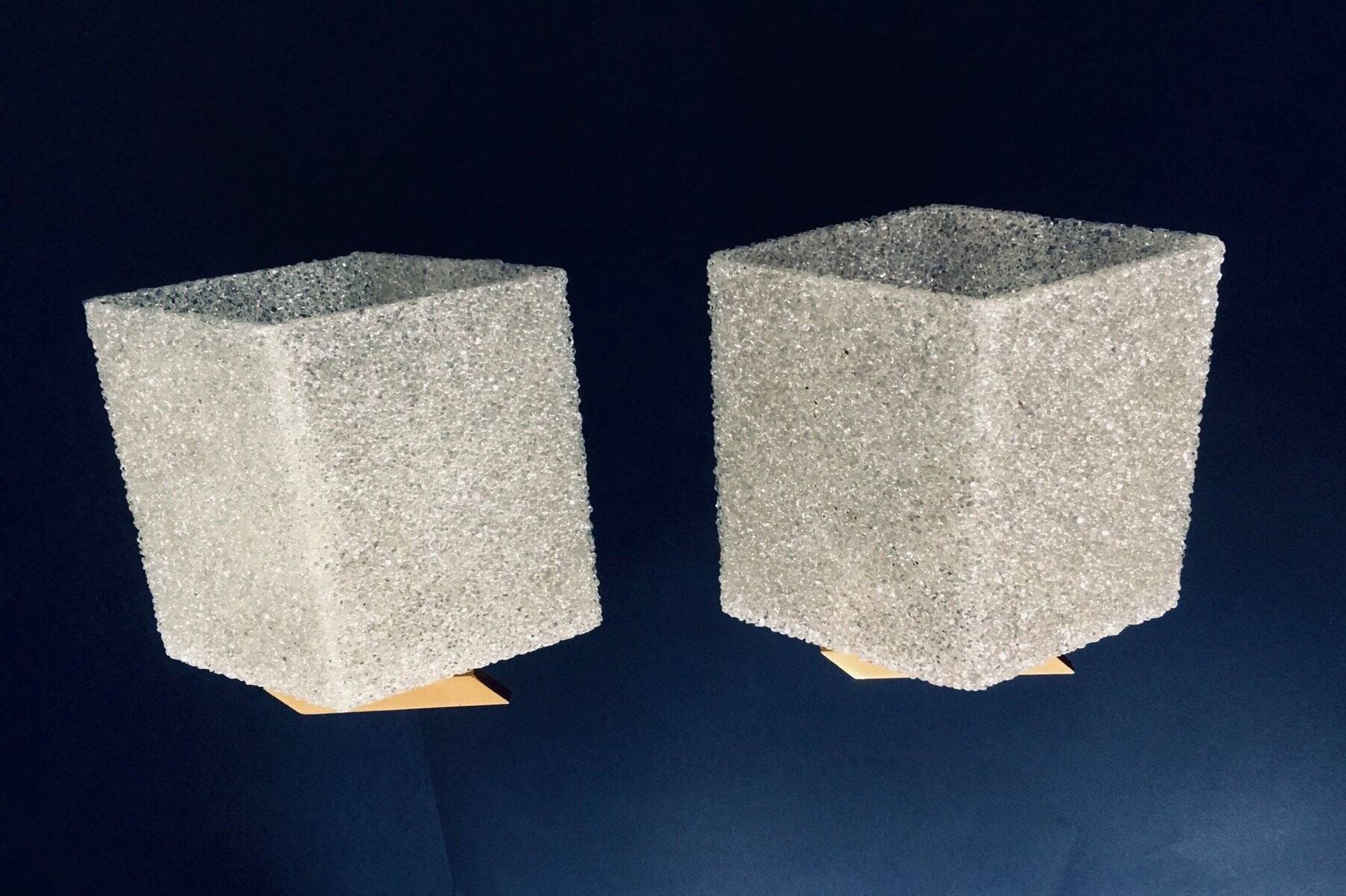 French flush-mounted wall lamp set, 1960s, set of 2