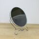 Miroir barbier rond double face, grossissant