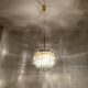 Crystal Glass Chandelier by Kinkeldey