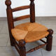 brutalist low chair